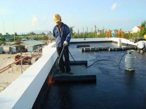 chống thấm trần nhà bằng nhựa đường