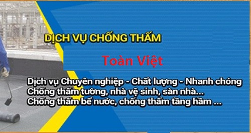 quy trình chống thấm Toàn Việt