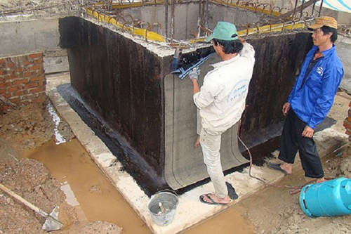 Phương pháp chống thấm hố thang máy hiệu quả nhất hiện nay 3 Chống thấm hố thang máy bằng Sika