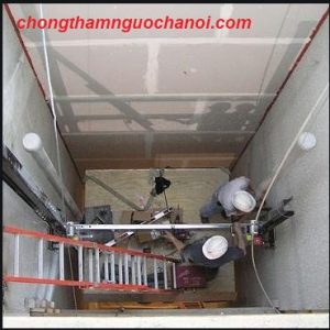 chống thấm hố thang máy