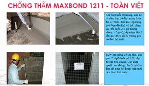 chống thấm maxbond 1211