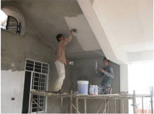 sơn bả matit tường nhà