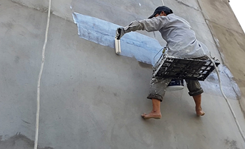 Lưu ý khi chống thấm tường ngoài trời