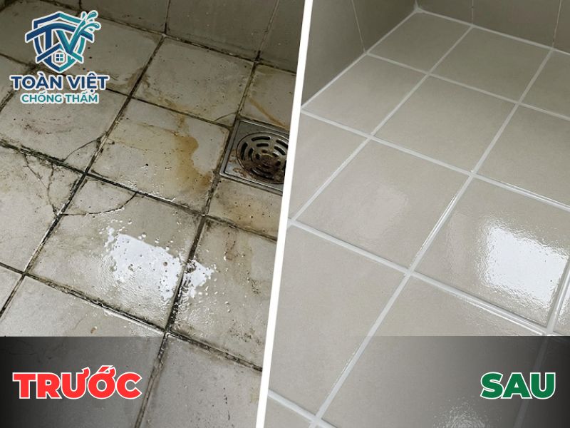 Chống thấm nhà vệ sinh không cần đục gạch có bền không? 1 Phương pháp chống thấm nhà vệ sinh không cần đục gạch giúp giữ thẩm mỹ mặt sàn, không ồn bụi và tiết kiệm 50% chi phí sửa chữa