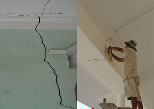 Biện pháp xử lý trần nhà bị nứt thấm nước tối ưu