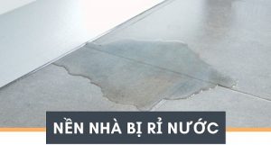 nền nhà bị rỉ nước