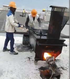 cách nấu nhựa chống thấm