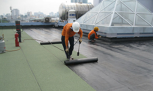 Quy trình chống thấm mái bê tông