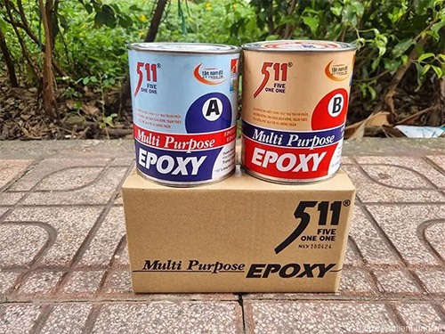 Top 5 keo chống thấm trong suốt tốt nhất & cách thi công chuẩn 7 Keo-chong-tham-Epoxy-trong-suot-2-thanh-phan-A-B