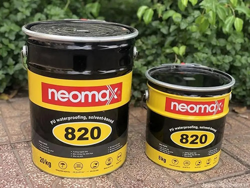 Top 5 keo chống thấm trong suốt tốt nhất & cách thi công chuẩn 3 Keo-chong-tham-trong-suot-Neomax-820-Polyurethane