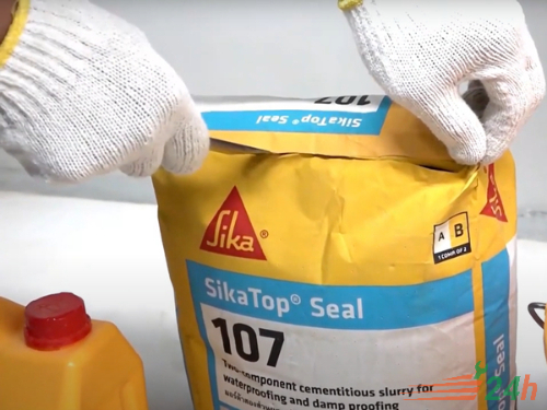 Tỷ lệ pha trộn Sika 107