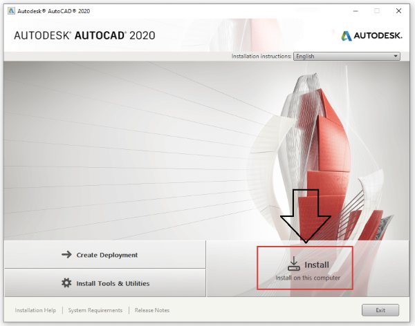 cai dat autocad 2020