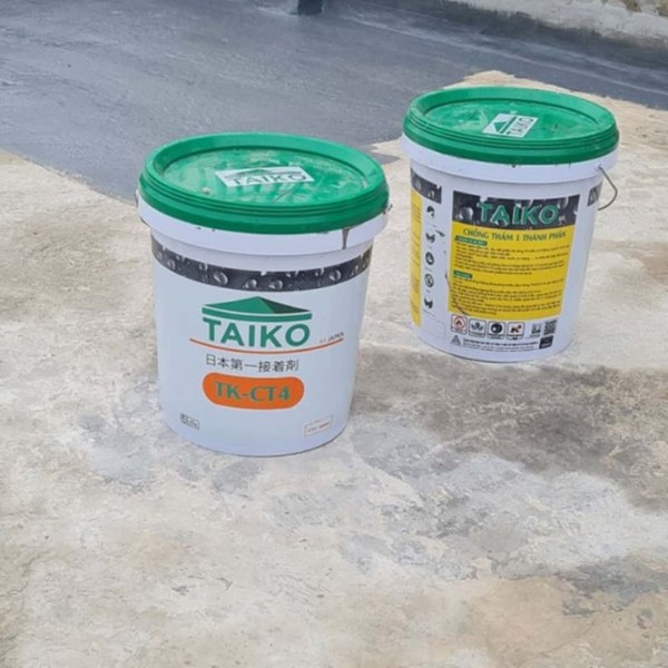 Cập nhật bảng giá vật tư chống thấm Taiko chính hãng các loại dung tích 