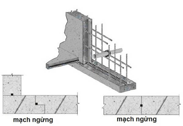 Mạch ngừng bê tông dầm