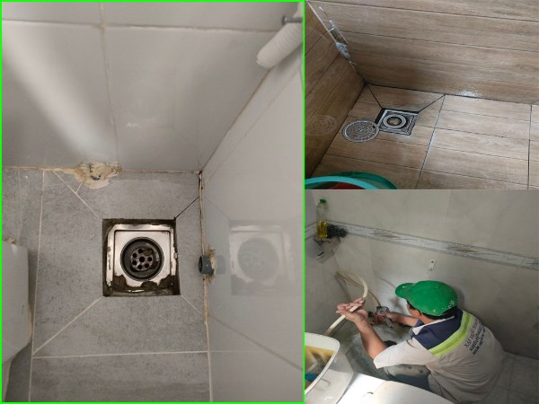 Báo giá chống thấm nhà vệ sinh cũ triệt để mới nhất 2026 1 Tường nhà vệ sinh cũ bị ẩm mốc, bong tróc do thấm dột
