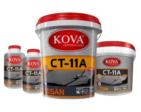Vật tư sơn chống thấm tường ngoài Kova CT11A