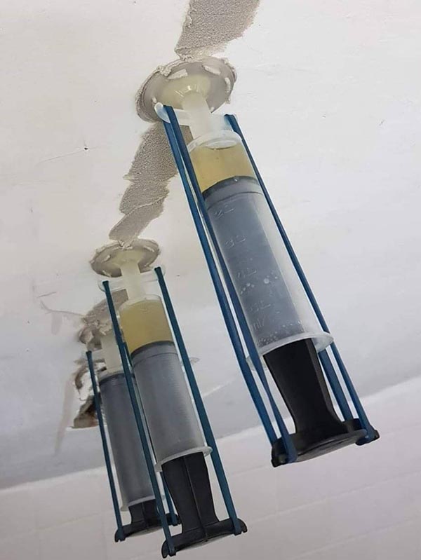 Bơm keo sửa rạn tường