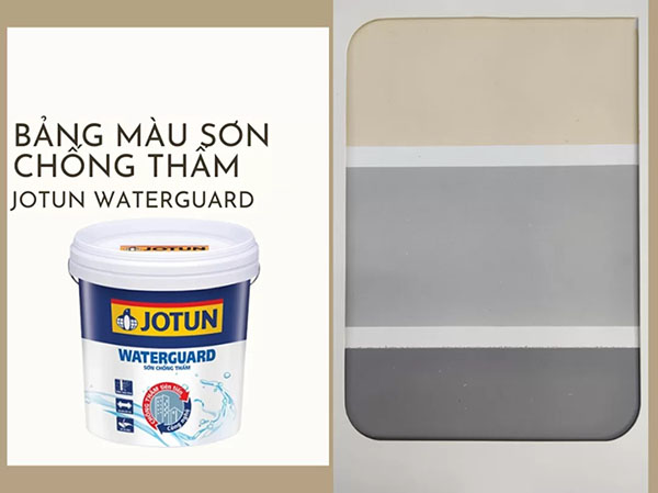 Cách thi công sơn chống thấm Jotun chuẩn kỹ thuật 5 Bảng màu sơn chống thấm Jotun