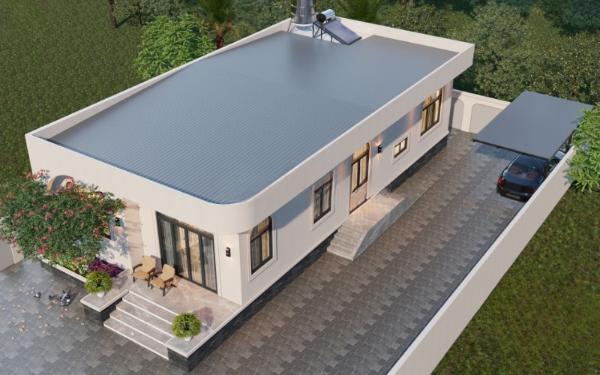 Mái tôn giấu mái giải pháp toàn diện về thẩm mỹ , chống thấm và chi phí. 1 cach lop ton giau mai 7