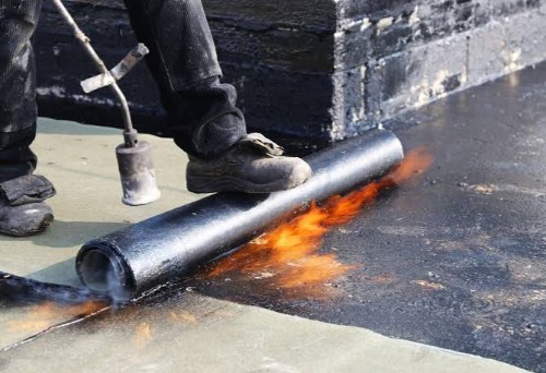 Thi công khò màng chống thấm dột sân thượng chịu nhiệt
