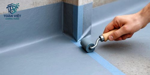 Thợ chống thấm dột tại Thanh Xuân 15 phút có mặt, BH 10 năm 4 Xử lý chống thấm sàn nhà vệ sinh cho căn hộ trên đường Lê Văn Lương