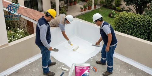 Thợ chống thấm dột tại Thanh Xuân 15 phút có mặt, BH 10 năm 8 Toàn Việt sử dụng 100% vật liệu chống thấm chính hãng đảm bảo tuổi thọ công trình trên 10 năm