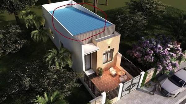 Mái tôn giấu mái giải pháp toàn diện về thẩm mỹ , chống thấm và chi phí. 2 images
