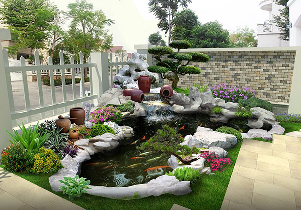 Lợi ích khi xây dựng hồ cá ngoại ô
