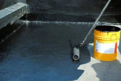 Quét vữa Sika 107 hãy dán thêm lưới thủy tinh ở các góc vuông để chống nứt 