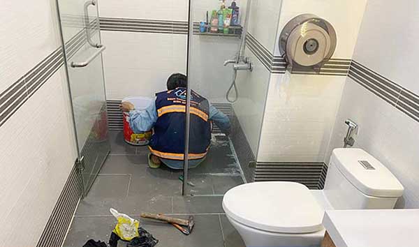 Quy trình chống thấm nhà vệ sinh bằng Sika chi tiết từng bước 1 Chống thấm nhà vệ sinh
