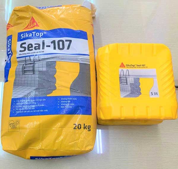 Quy trình chống thấm nhà vệ sinh bằng Sika chi tiết từng bước 2 Chống thấm Sikatop Seal 107