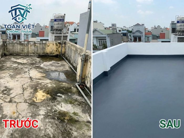 Quy trình chống thấm sân thượng bằng Sika, định mức theo M2